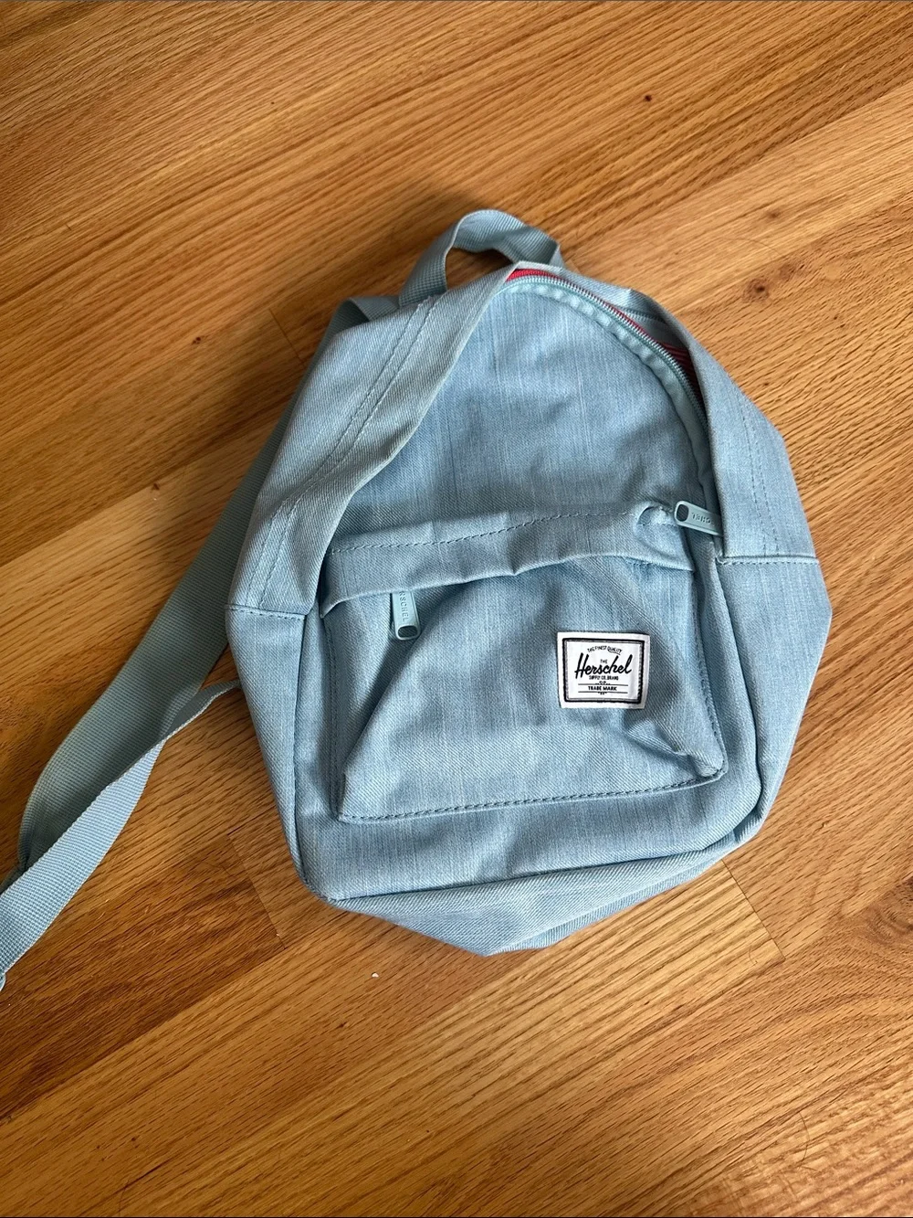 Mini Herschel Supply Company Light Blue Belt/Crossbody Sling Bag